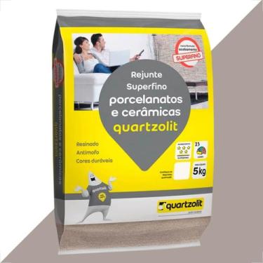 Imagem de Rejunte quartzolit 5kg porcelanato cinza outono