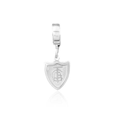 Imagem de Berloque chapa escudo américa  prata 925 - Noble Joias