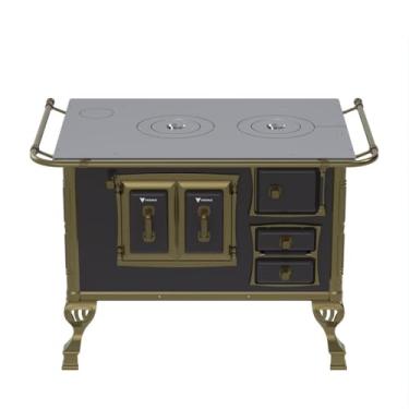 Imagem de FOGAO A LENHA N 2 COLONIAL PRETO SEM TAMPA SE