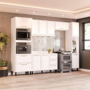 Imagem de Cozinha Compacta 250092 5 Peças Amara Branco Politorno Móveis