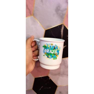 Imagem de Caneca Alumínio Brasil - Kyss Camargo 