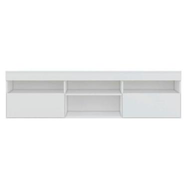 Imagem de Rack Suspenso Para Até 65 Fg3326 Com 2 Portas Branco - MULTIMOVEIS
