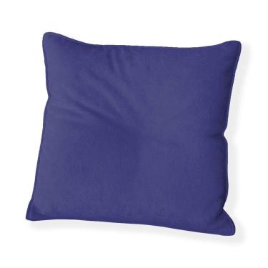 Imagem de Capa Para Almofada Quadrada Boucle 40x40cm - 7 Decor Azul Marinho