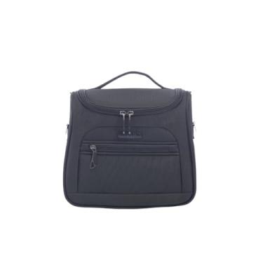 Imagem de Frasqueira Bolsa Organizadora Mão Mala Viagem Necessaire (Preto)