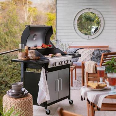 Imagem de Churrasqueira Gas 4 Queimadores Mr Beef 112x100x51cm