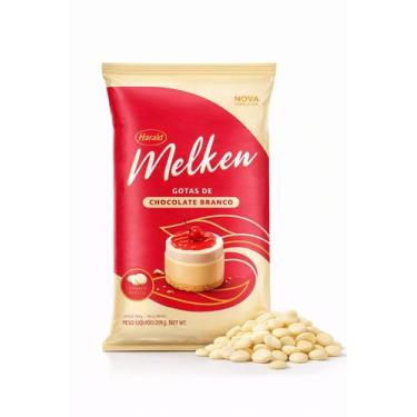 Imagem de CHOCOLATE HARALD MELKEN 2,05kg GOTAS CHOCOLATE BRANCO NOBRE