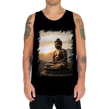 Imagem de Camiseta Regata Estátua de Buda Iluminado Religião 20 - Kasubeck Store