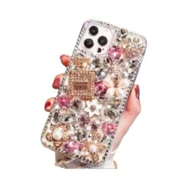 Imagem de Capa De Luxo Com Diamantes Para iPhone 16 15 14 13 12 11 pro Max X XS 