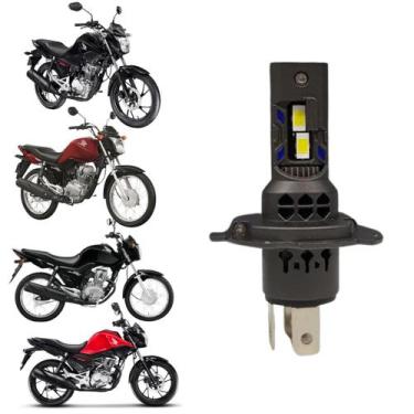 Imagem de Lâmpada Farol Moto Honda CG150 160 UltraLed Headlight H4 Nano Pk20 Per