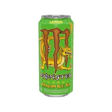 Imagem de Bebida Energética Monster Dragon Ice Tea - Limão 473ml, Limão, 473