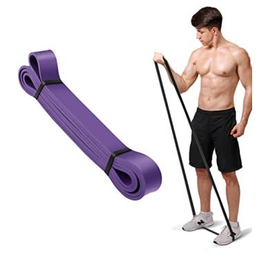 Imagem de BAAD Super Band Elástico Borracha Crossfit Extra Forte para Exercícios Resistente Elásticos Extensores(Roxo 1PC)