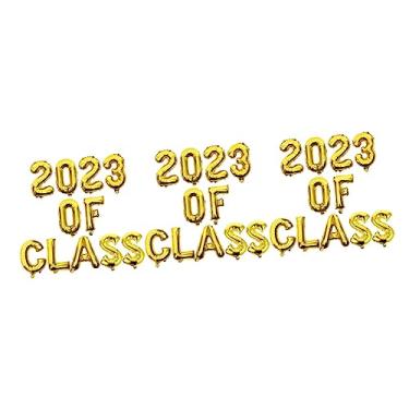 Imagem de Gadpiparty 3 Partidas Balão De Filme De Alumínio 2023 Balões Decorativos De Formatura 2023 Folha De Formatura Parabéns Balões De Festa De Formatura Turma De 2023 Folha De Alumínio O