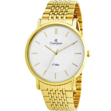 Imagem de Relógio CHAMPION S-line feminino analógico dourado CN21158H