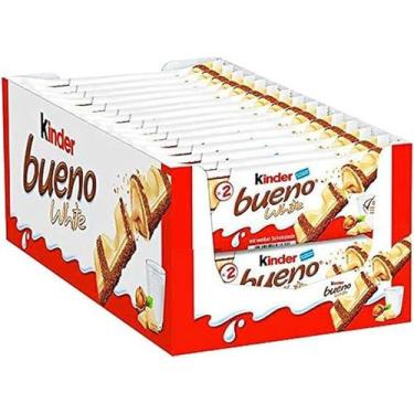 Imagem de Chocolate Kinder Bueno T2 White - Display Com 30 Un De 39G - Ferrero