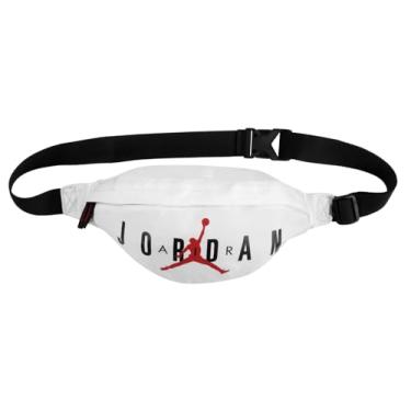 Imagem de NIKE Bolsa unissex adulto Heritage Hip Pack, preto/branco, diversas (branco/vermelho)