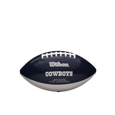 Imagem de Bola De Futebol Americano Wilson Nfl Peewee Team Dallas - Azul/Branco/Vermelho/Cinza-Unissex