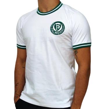 Imagem de Camisa Palmeiras Retro 1973 Hexacampeão Brasileiro Branca - Masculino-Masculino