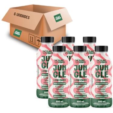 Imagem de Kit 6X: Bebida Isotônica Low Carb Morango e Limão Jungle 500ml
