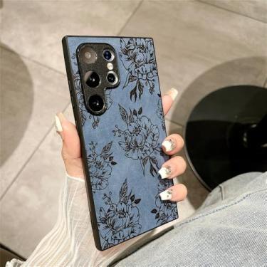 Imagem de Capa de couro para samsung s24 s23 plus ultra a05 s a15 a25 a35 a55 a04s a14 a23 a34 a54 capa, rosa bu, para s24 ultra