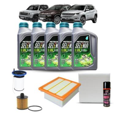 Imagem de Kit Troca De Oleo Fiat Toro / Jeep Renegade Compass Diesel - 2.0 - Sel