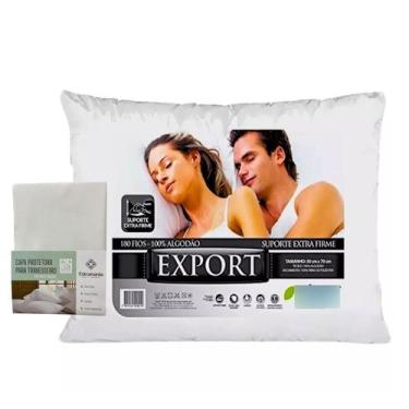 Imagem de Travesseiro Antialérgico Extra Firme Com Capa Impermeável - Trisoft Ed