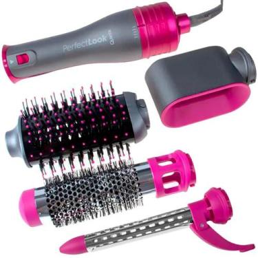 Imagem de Kit Escova Secadora Quanta Perfectlook 4 Em 1 QTKCS7001 1300W Bivolt 5
