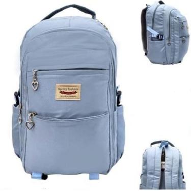 Imagem de Mochila De Costas Juvenil Feminino Escolar Faculdade - Love, Verde Cla