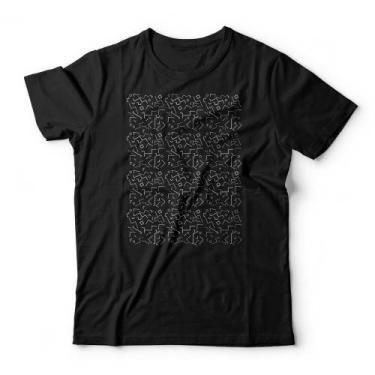 Imagem de Camiseta Minimal Studio Geek Casual, 2P, Preto