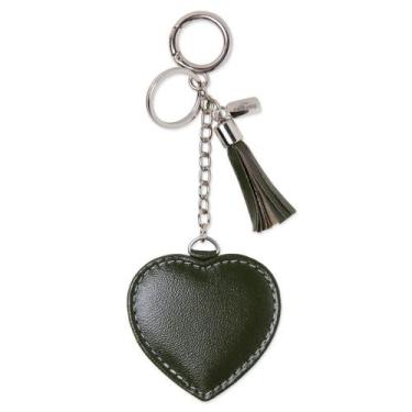 Imagem de Chaveiro couro amor oliva - CELLWAY