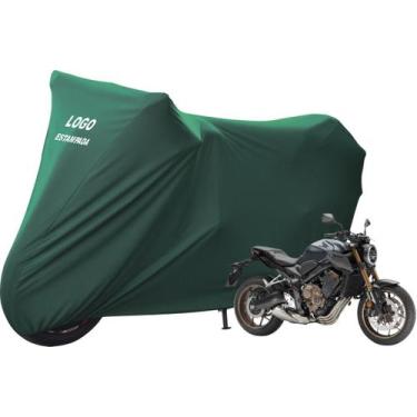 Imagem de Capa Cobrir Moto Honda CB 650 R De Tecido Lycra Helanca - Mz, Verde