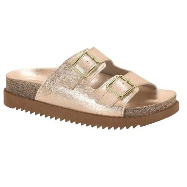 Imagem de Sandalia moleca met com ref 5500.105.27054, Ouro, 38