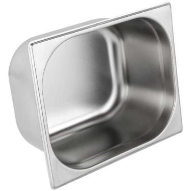 Imagem de Kit C/ 4 Cubas Gn Gastronômicas Rechaud Buffet Inox 1/2x100 - AZ135
