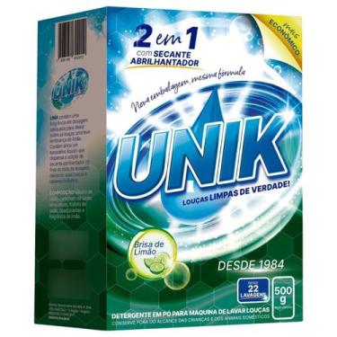 Imagem de Detergente 2 em 1 Secante Abrilhantador Brisa de Limão Lava Louças 500