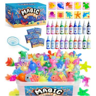Imagem de Kit MINISENTIALS Magic Water Elf - Brinquedo Aqua Elves com Gel de Águ