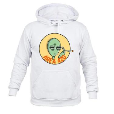 Imagem de Moletom 100% Algodão Quente Area - Surprass, Branco, G