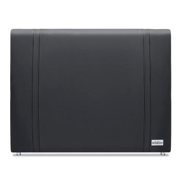 Imagem de Cabeceira Tamisa Corino Cinza Casal (8x140x125) - Ortobom