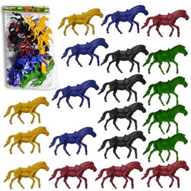 Imagem de Cavalo De Brinquedo Miniatura Animal Fazenda Cowboy Faroeste