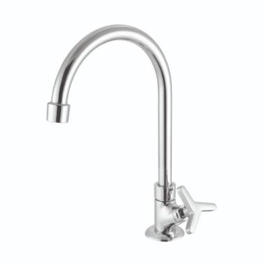 Imagem de Torneira Triade para Lavatório de Mesa Bica Alta Cromada - Meber