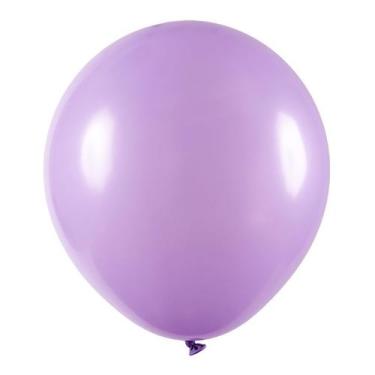 Imagem de Balão de Festa Redondo Profissional Látex Liso - Lilas - Art-Latex - R