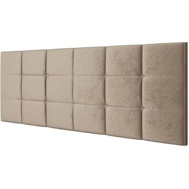Imagem de Cabeceira Estofada Bia 1.60 Cama Box Queen - Bege