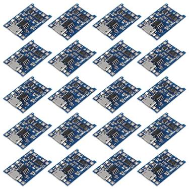 Imagem de Shutao Placa De Carregamento Bateria Lítio 18650 Tp4056 Com 20 Peças - Micro Usb, 5V 1A Proteção E Funções Duplas