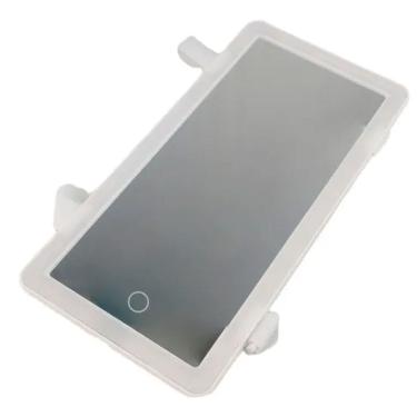 Imagem de Espelho de Carro 3 cores Led Usb Maquiagem Sem Fio Quebra Sol Automovel Veiculo