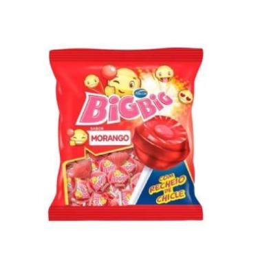 Imagem de Pirulito Big Big Morango 500g - Arcor