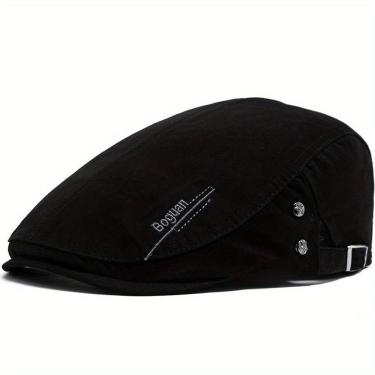 Imagem de Boina Com Design De Estrela - Tecido Elegante E Não Elástico, Lavável Preto