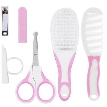 Imagem de Kit De Higiene Cuidados Do Bebê 5 Peças 0m+ Buba, Rosa