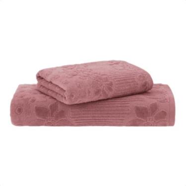 Imagem de Jogo de Toalhas Buddemeyer Lollilop 100% Algodão - 2 peças, Rosa
