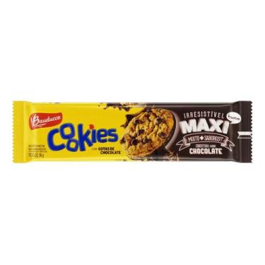 Imagem de Kit c/ 2 biscoito bolacha Cookies Maxi Bauducco chocolate