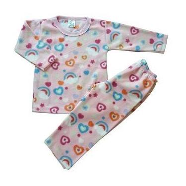 Imagem de Pijama Longo Soft Infantil  Inverno Estampado para Menina - Mafessoni,