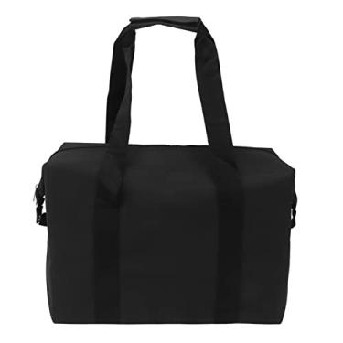 Imagem de Bolsa térmica, à prova de vazamento, isolamento térmico resistente ao desgaste, bolsa isolada para praia para piquenique (L, 60 x 60 x 28 cm/23,6 x 23,6 x 11,0 pol.)