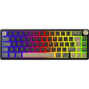 Imagem de Teclado Royal Kludge R65 65% RGB Switch Chartreuse Portugues